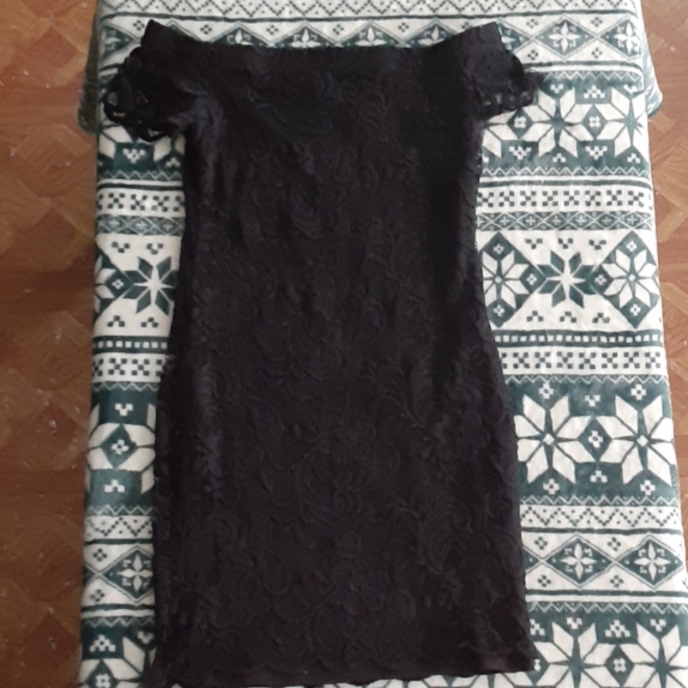 Short black dress